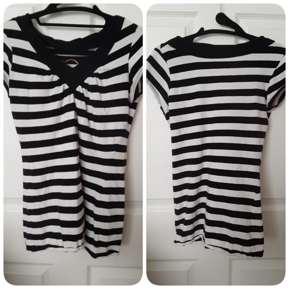 Black & White Striped Shirt